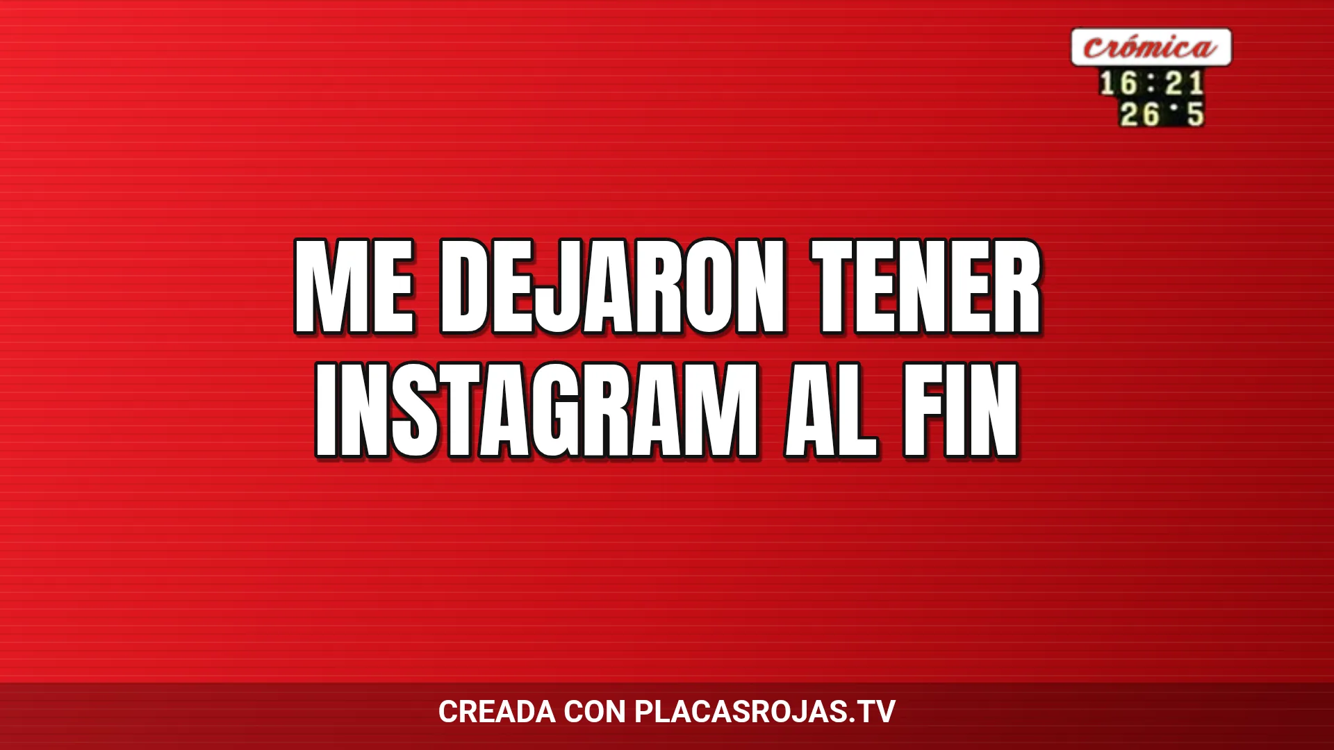 ME DEJARON TENER INSTAGRAM AL FIN